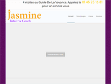 Tablet Screenshot of jasmine-voyante.com